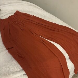 SOLD URBAN Orange Wide-Leg Pants